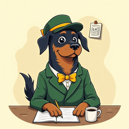 Lucky the Banker mascot